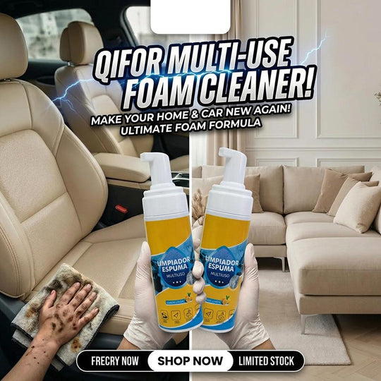 🧴4-in-1 Multi-Enzyme Foam Cleaner – Deep Clean Car, Kitchen, Bathroom & Sofa