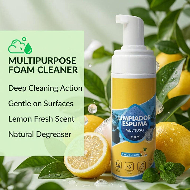 🧴4-in-1 Multi-Enzyme Foam Cleaner – Deep Clean Car, Kitchen, Bathroom & Sofa