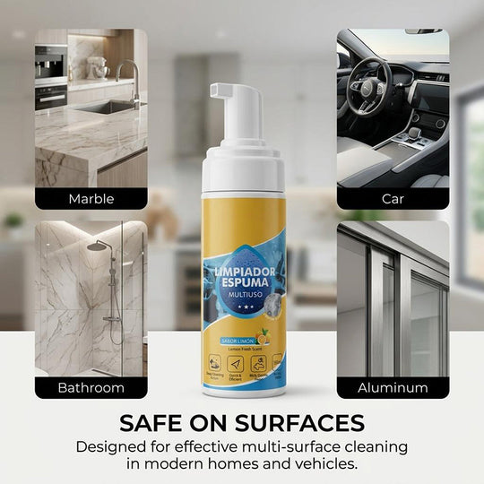 🧴4-in-1 Multi-Enzyme Foam Cleaner – Deep Clean Car, Kitchen, Bathroom & Sofa