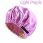 [Best Gift] Women's Double Layer Satin Cap For Makeup And Sleeping