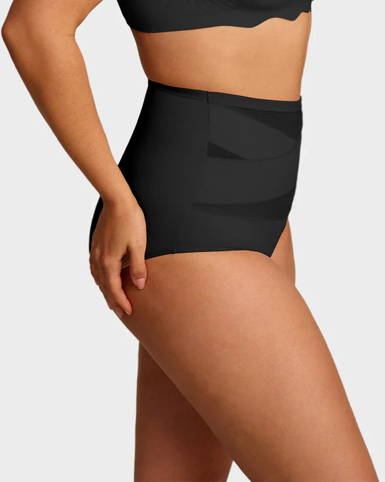 🌸2026 HOT SALE🥳✨Plus-Size High-Waist Cross Tummy Control Panties