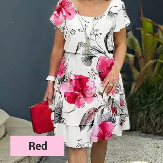 Floral Cascade Maxi Dress – Breezy & Figure-Flattering Fit