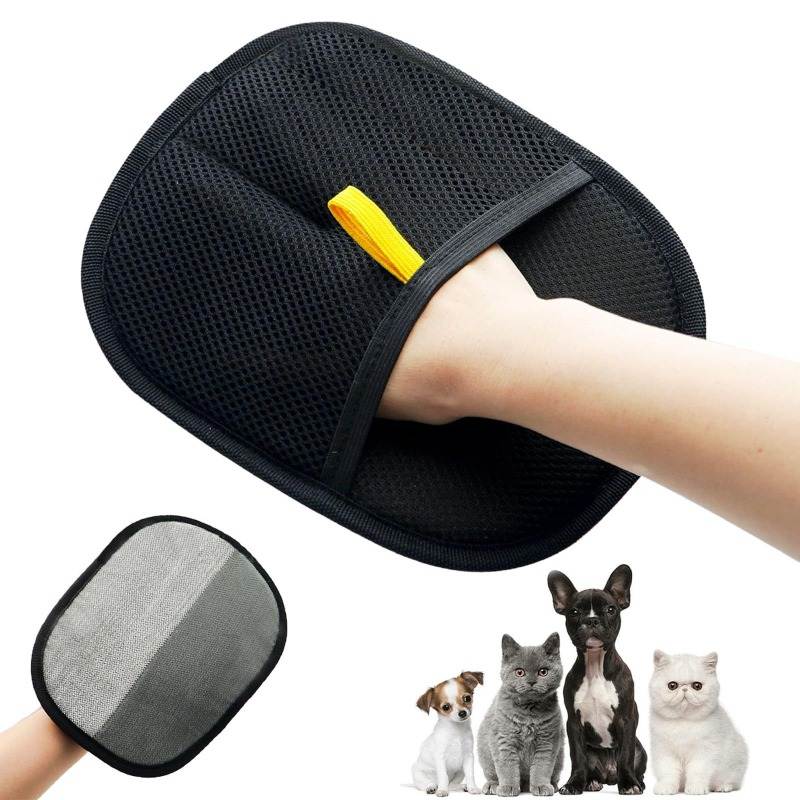 🔥2026 Hot Sale 50% OFF✨⚡ 50K+ SOLD! 🎁Reusable Electrostatic Pet Hair Removal Glove - Works on Clothes, Couch, Car & All Fabric Surfaces