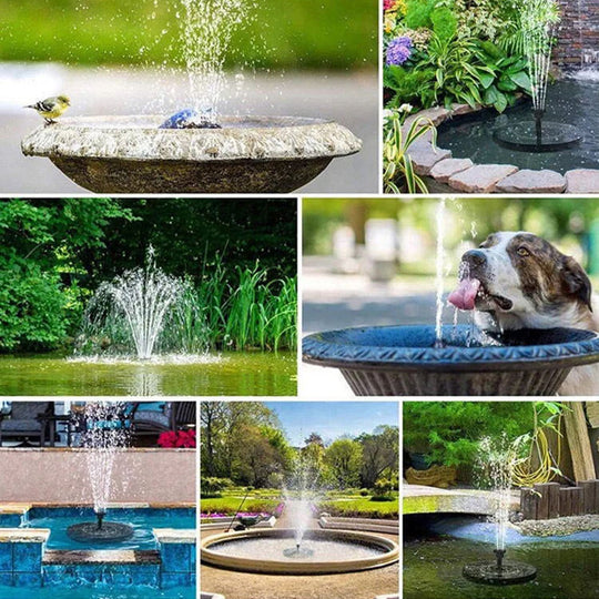 🥳2026 HOT SALE🥳Solar Powered Bird Bath Fountain - Floating Water Pump for Garden, Pond & Patio