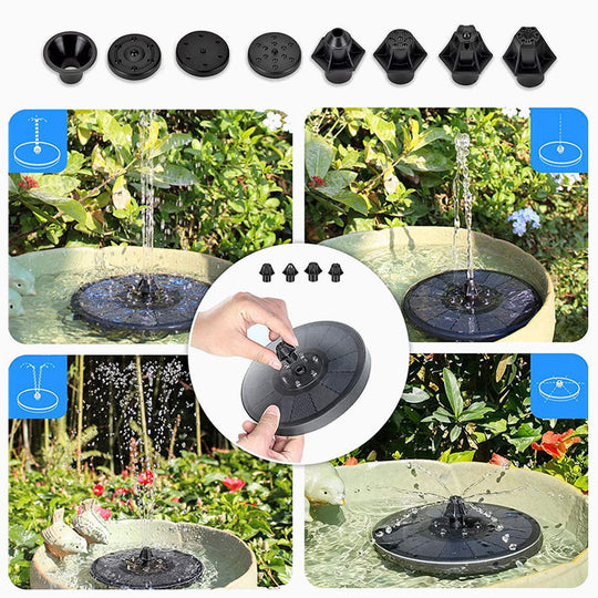 🥳2026 HOT SALE🥳Solar Powered Bird Bath Fountain - Floating Water Pump for Garden, Pond & Patio