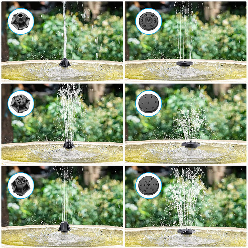 🥳2026 HOT SALE🥳Solar Powered Bird Bath Fountain - Floating Water Pump for Garden, Pond & Patio