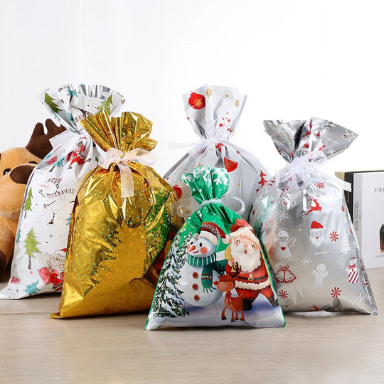 🎅Kerstuitverkoop - tot 50% korting🔥MerryPouch Kerst Koord Cadeauzakjes