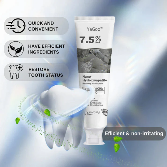 🔥Ends Tonight: Get 40% OFF Before It’s Gone!🎁 YaGoo™ Fluoride-Free Hydroxyapatite Toothpaste – Gentle Whitening & Enamel Strength for Sensitive Teeth
