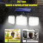 🎁Hot Sale 49% OFF🔥Solar Outdoor Lights 138LED Security Lights, 3 Heads Dimmable SpotLights with 3 Modes, IP65 Waterproof