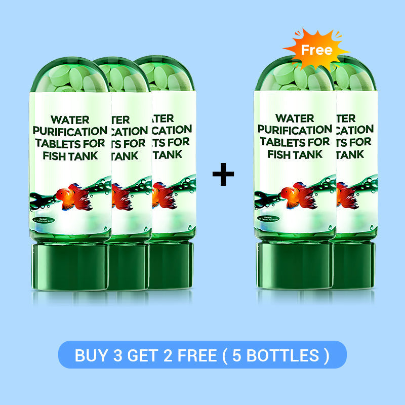 Buy 2 Get 1 Free⚡50K+ SOLD!🐠Powerful Aquarium Water Purification Tablet🌿