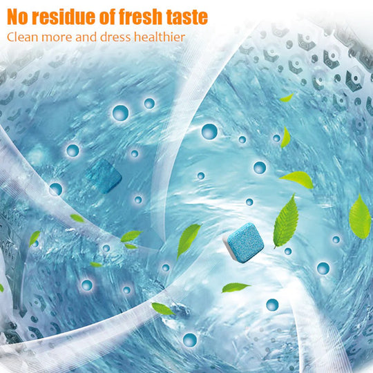 🔥Solange der Vorrat reicht 50 % Rabatt!🎉Washing Machine Deep Cleaner Tablets ( Buy 1 Get 1 FREE )