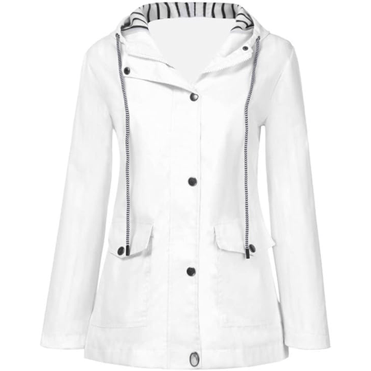 ⏰Ultimo giorno di vendita - 50% di sconto✨Giacca impermeabile leggera ed elegante da donna 🍃🧥-Scatena stile e resistenza in qualsiasi tempesta!