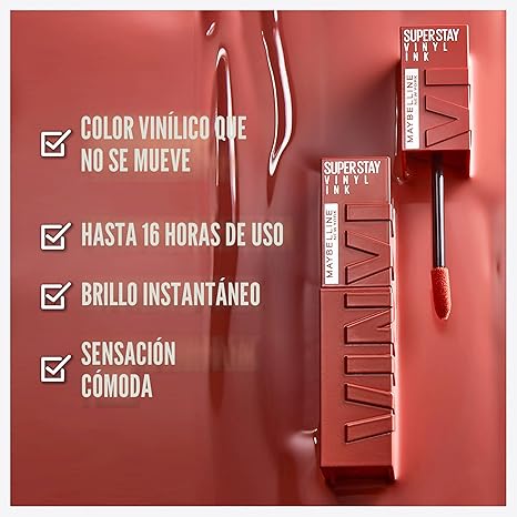 💝Maybelline Superstay Vinyl Ink Lipstick 16 Hour Wear