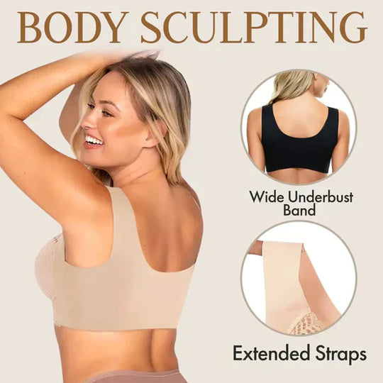 🌿【SECOND SKIN】CLOUD LIFT BH-SET | 3-pack Seamless & Trådfria | Halkfria grepp & Andningsbar