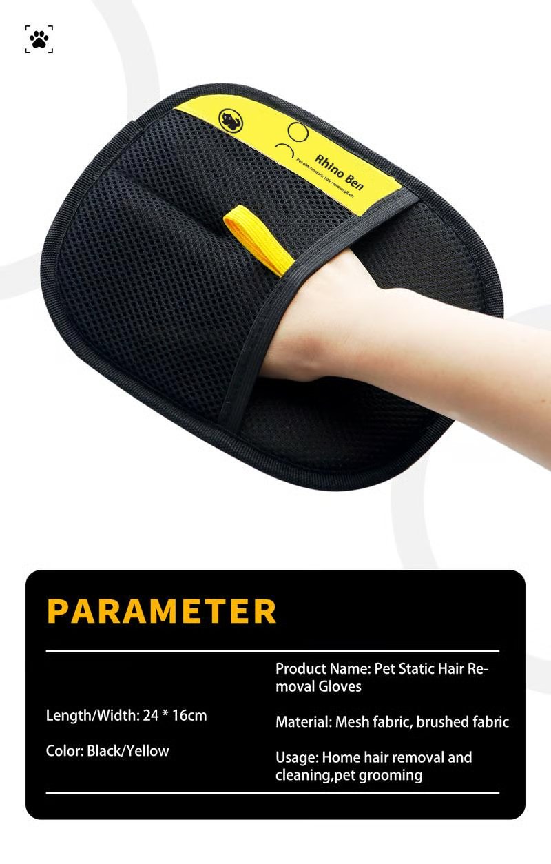 🔥2026 Hot Sale 50% OFF✨⚡ 50K+ SOLD! 🎁Reusable Electrostatic Pet Hair Removal Glove - Works on Clothes, Couch, Car & All Fabric Surfaces