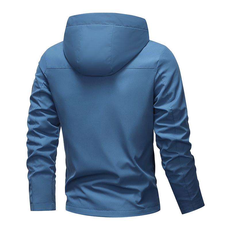 💧🌬️ Veste à capuche pour homme – imperméable et coupe-vent, avec cordon de serrage. Idéale pour les activités de plein air et le quotidien. ✓ Durable ✓ Respirante. Découvrez-la dès maintenant ! 🔥🧥
