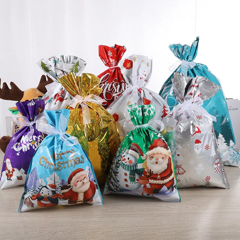 🎅Kerstuitverkoop - tot 50% korting🔥MerryPouch Kerst Koord Cadeauzakjes