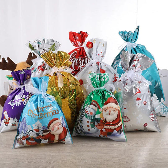 🎅Kerstuitverkoop - tot 50% korting🔥MerryPouch Kerst Koord Cadeauzakjes