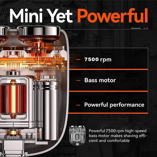 ✨VENDITA CALDA✨Nuovo rasoio tascabile aggiornato 2025 Mini rasoi USB per uomo Rasoio elettrico compatto impermeabile ricaricabile per casa, auto, viaggio