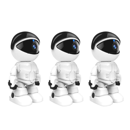 👍🤖3MP 5G&2.4G WiFi-kamera med rörelsedetektering och automatisk hemsäkerhet inomhus PTZ