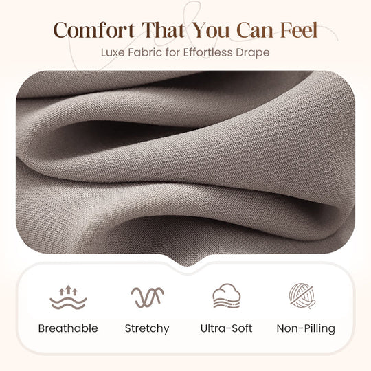 🎉Saldi imperdibili - 50% di sconto🥳Elegante set da 3 pezzi con cardigan lungo: tessuto morbido, parte superiore chic & Pantaloni per andare al lavoro & Gite giornaliere