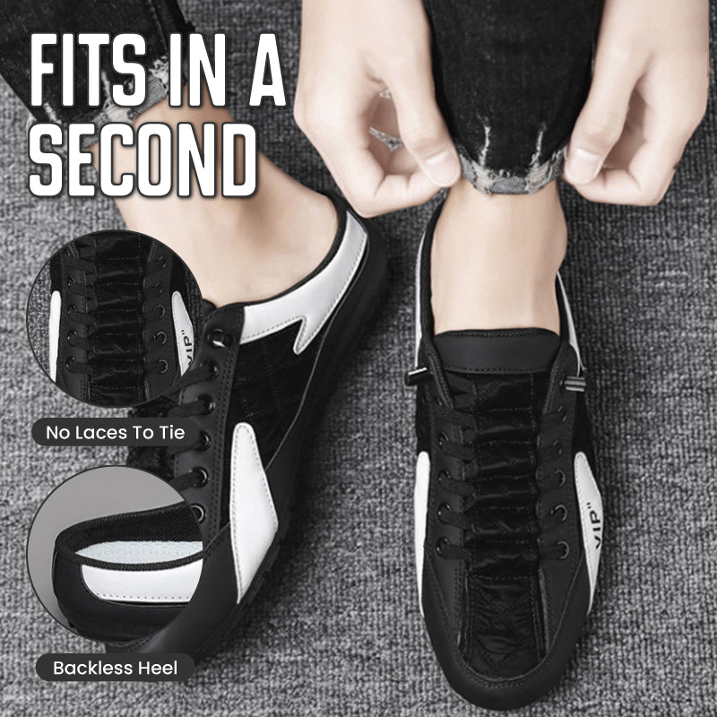 💯【Vårtilbud】Herre kjøresko for fritidsbruk 💯 | Sklisikre gummiknotter | Ultrafleksibel såle | Støtdempende hæl