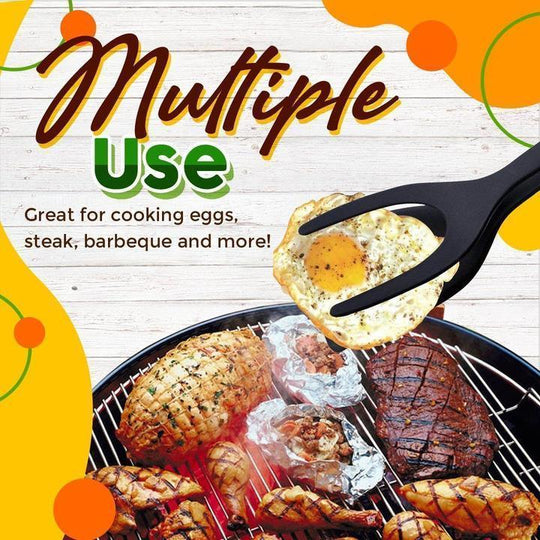 🌞Summer Hot Price Only Today🔥2 In 1 Grip Flip Tongs