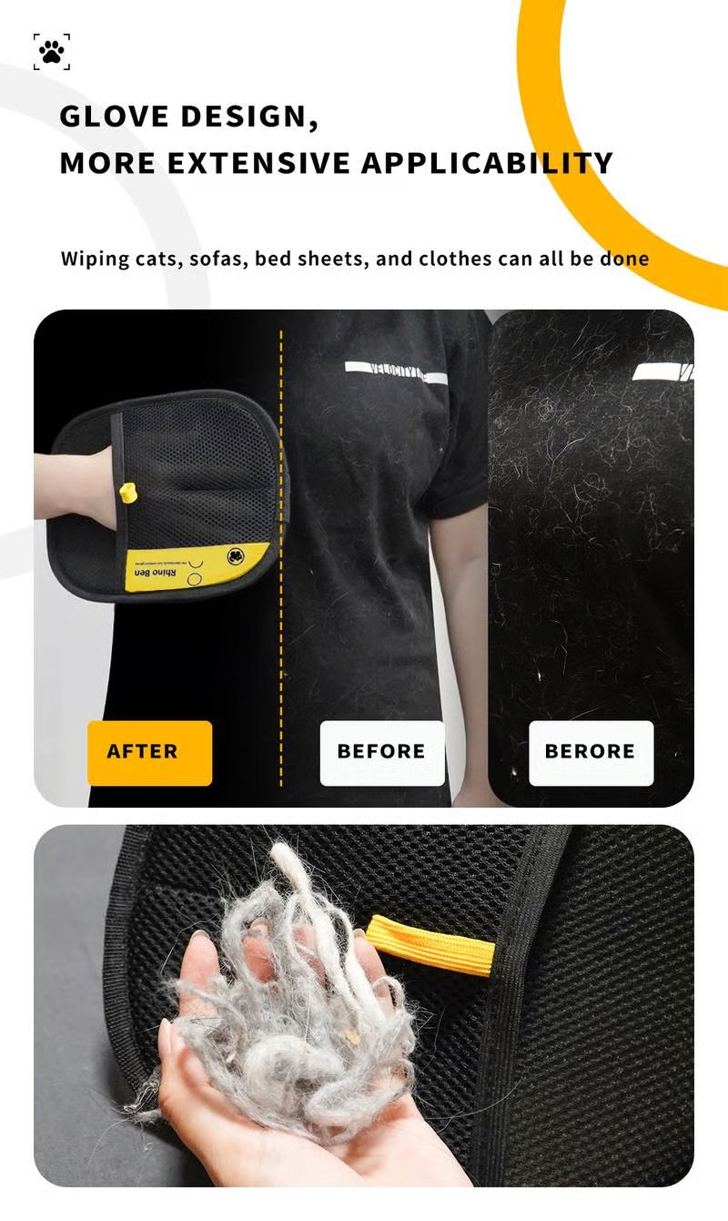 🔥2026 Hot Sale 50% OFF✨⚡ 50K+ SOLD! 🎁Reusable Electrostatic Pet Hair Removal Glove - Works on Clothes, Couch, Car & All Fabric Surfaces