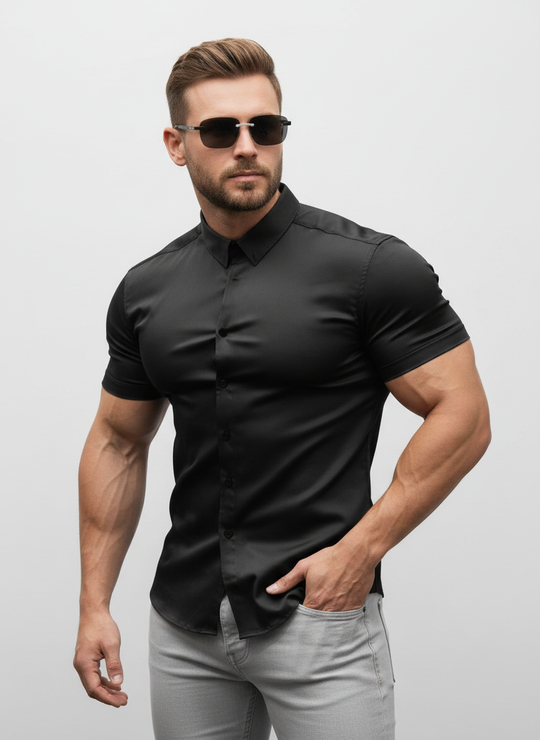 👔 50% OFF NOW! ✨ Men's Non-Iron Shirts – Wrinkle-Free, Comfortable All Day & Perfect for Business or Casual 👕