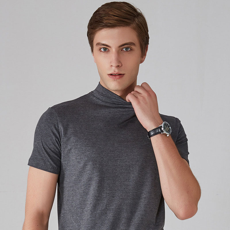 🔈🔈2026 Hot Sale – 50% Discount🎁Men's High Neck Slim Fit T-shirt