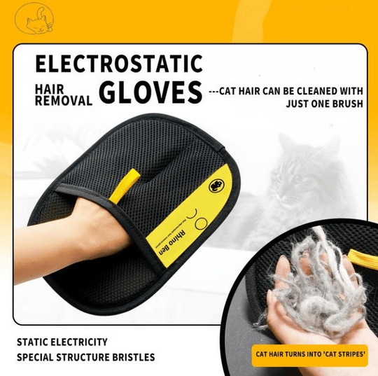 🔥2026 Hot Sale 50% OFF✨⚡ 50K+ SOLD! 🎁Reusable Electrostatic Pet Hair Removal Glove - Works on Clothes, Couch, Car & All Fabric Surfaces