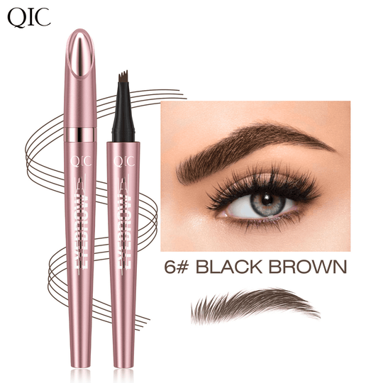 🔥2026 Hot Sale ⏰💞50K+ SOLD!💥✨3D Natural-Looking Eyebrow Pencil– 4-prong tip creates natural hair-like strokes. Waterproof, smudge-proof & lasts 24h