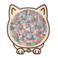🎁Christmas Sale 49% OFF🎅135-Piece Morandi-Colored Cat Shaped Wooden Jigsaw Puzzle