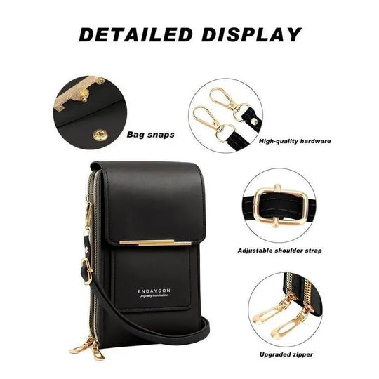 🛡️📱Pochette téléphone anti-vol RFID – Bloque le piratage sans contact, plusieurs fentes à cartes, pochette monnaie intégrée, flânez dans les marchés de Provence l’esprit tranquille 🛍️🔒