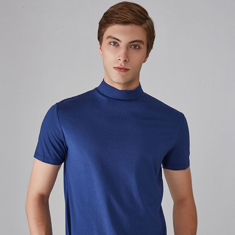 🔈🔈2026 Hot Sale – 50% Discount🎁Men's High Neck Slim Fit T-shirt