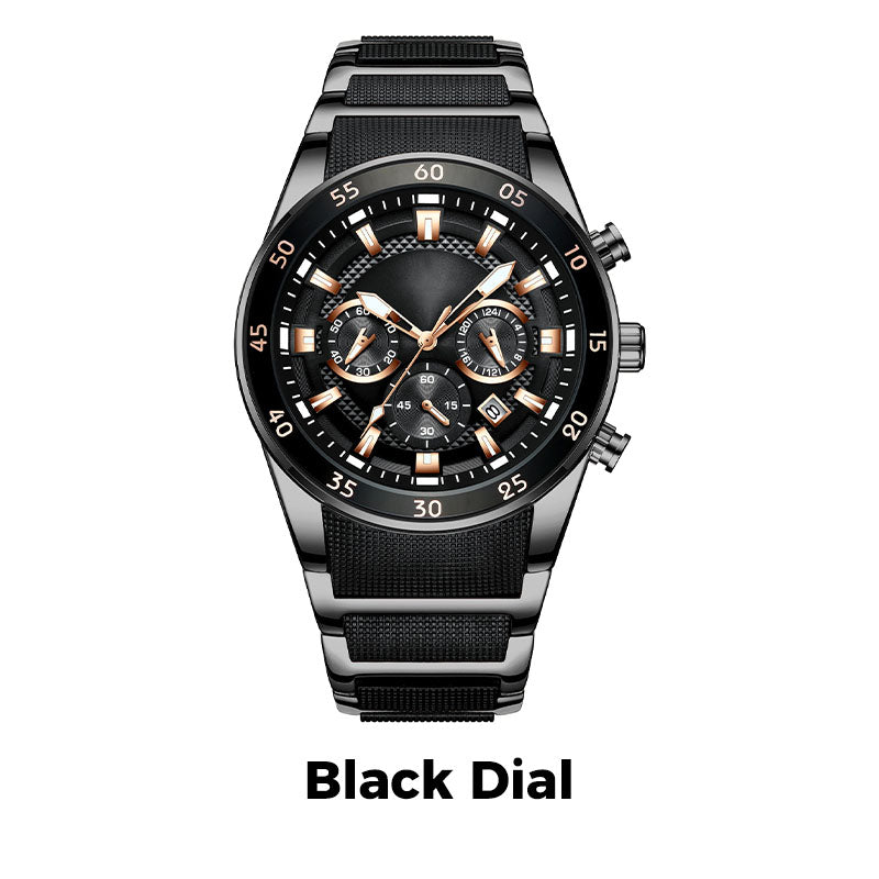 🔥Kuuma alennusmyynti 50% Pois🎁Miesten vedenpitävä monitoiminen kvartsikello