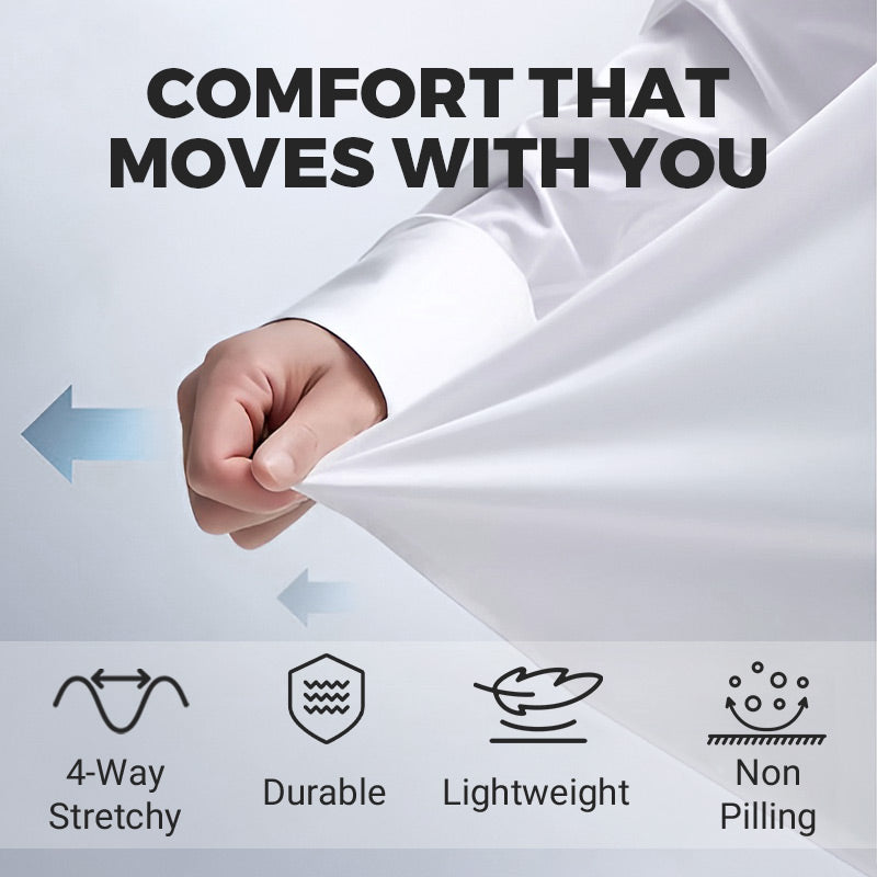 🔥2025 Hot Sale🔥Men's Wrinkle-Free Button-Down Shirt