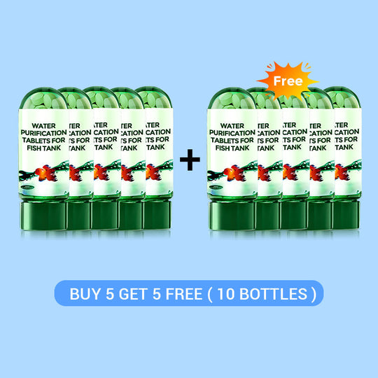 Buy 2 Get 1 Free⚡50K+ SOLD!🐠Powerful Aquarium Water Purification Tablet🌿
