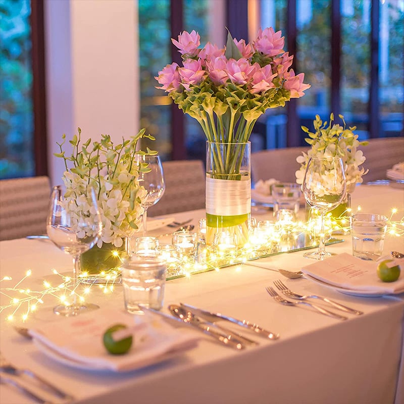 🎄Tidig julkampanj 50 % rabatt🎁 Ljusslinga med koppartråd och smällare