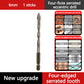 🔥2025 Hot Sale🔥High-Strength 4-Flute Serrated Eccentric Drill Bit Kit - Durable & Versatile for All DIY Projects