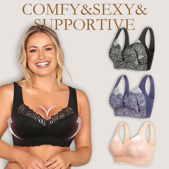 ✨Soutien-gorge en dentelle confortable et soutenant pour grandes tailles