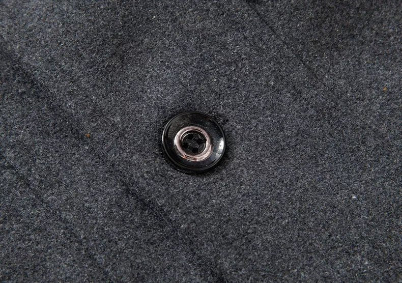 ⏳Offre à durée limitée : 50 % de réduction⏰Trench-coat classique en laine mélangée pour homme 🧥