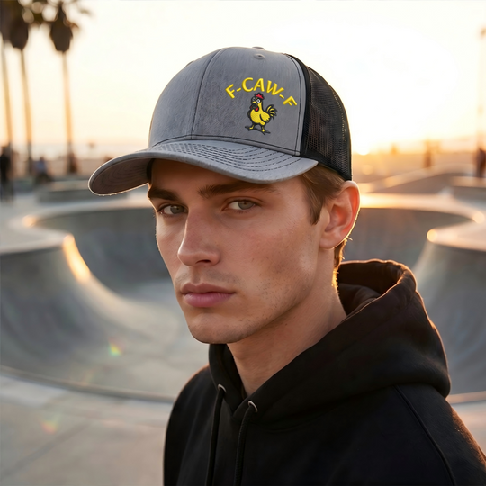 ⏳Time-Limited Special⏰Witty Chicken Embroidered Snapback Cap