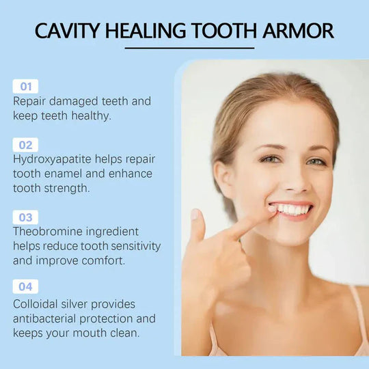 Yagoo kapi za zaštitu zuba od hidroksiapatita bez fluorida & Popravak cakline, Izbjeljivanje & Svjež dah