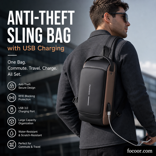 🎒 50% OFF! 🔥 Sports bag with USB charging function – theft-proof, practical & lightweight – perfect for travelling, commuting & outdoor activities ⚡