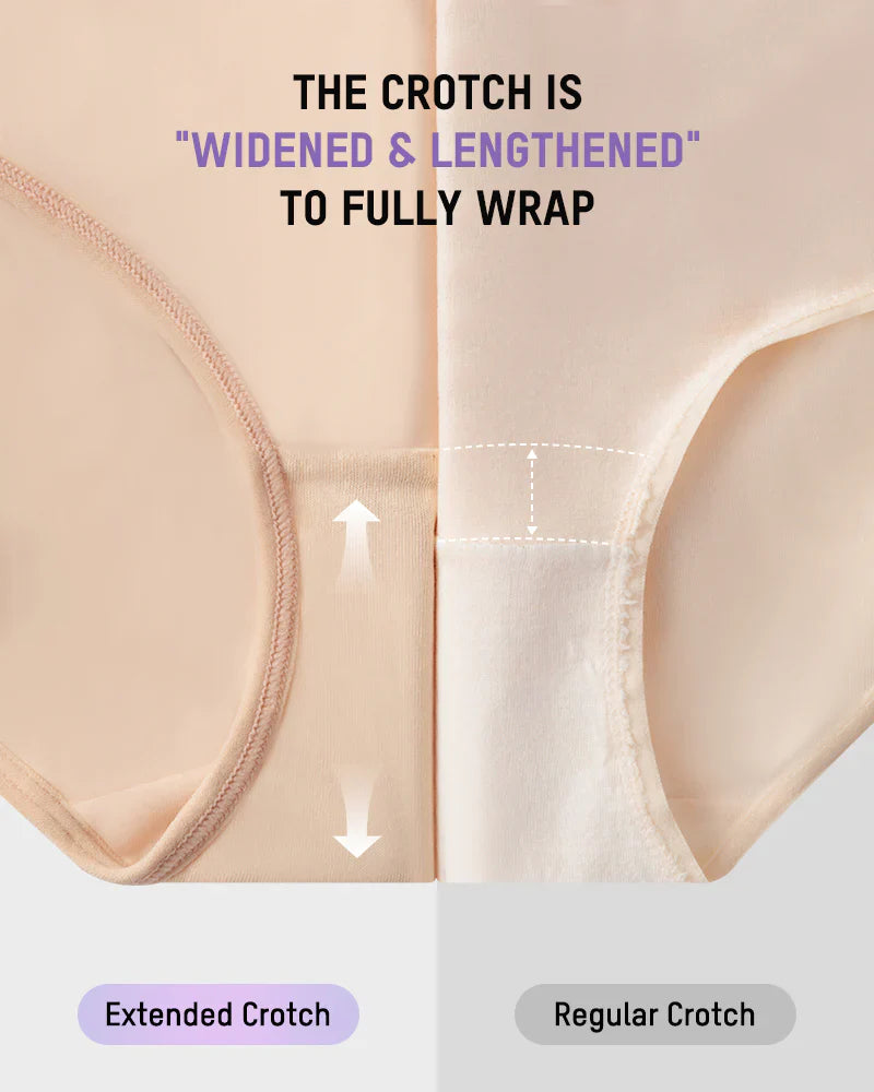 🌸2026 HOT SALE🥳✨Plus-Size High-Waist Cross Tummy Control Panties