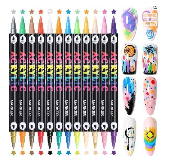 🎨Tacar Peann Ealaíne Ingne 12 Dhath