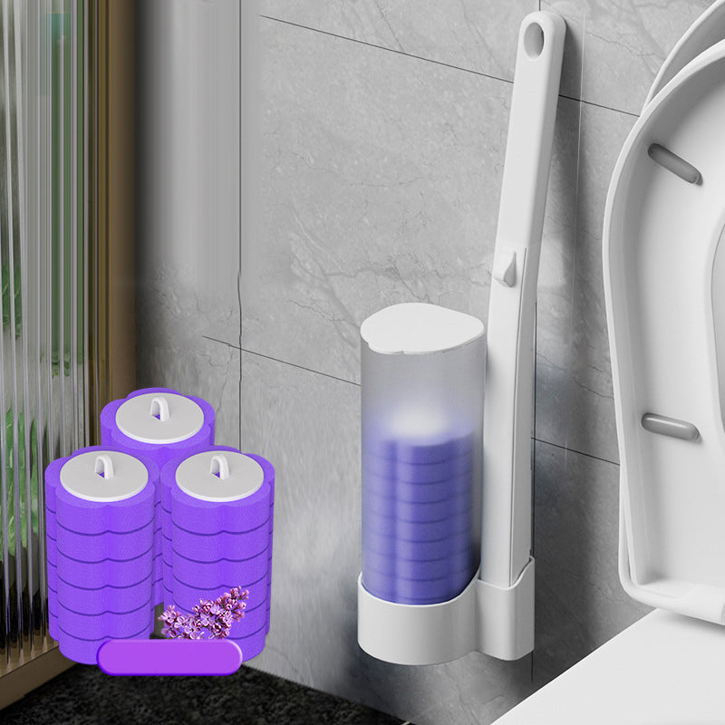 🚽 Disposable Toilet Cleaning System⚡– Hygienic One-Click Cleaning, No Residue Left, Easy to Use & Disposable 🧼