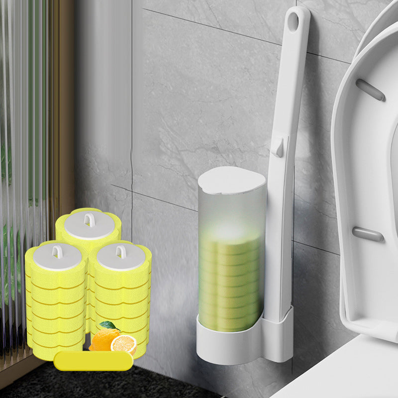 🚽 Disposable Toilet Cleaning System⚡– Hygienic One-Click Cleaning, No Residue Left, Easy to Use & Disposable 🧼