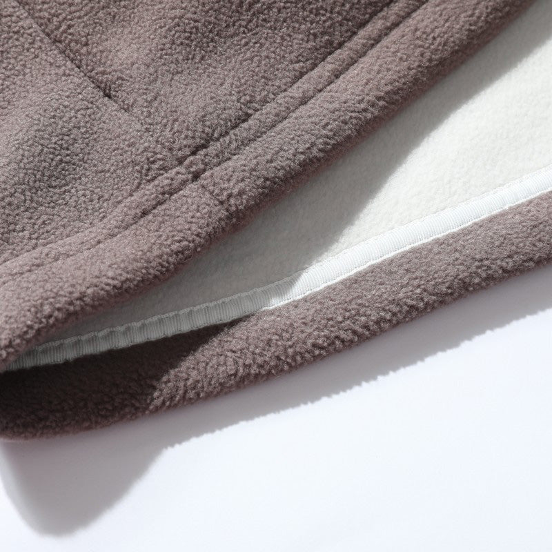 🎅Prevendita natalizia🎁Giacca calda con cappuccio in pile sintetico double-face da uomo